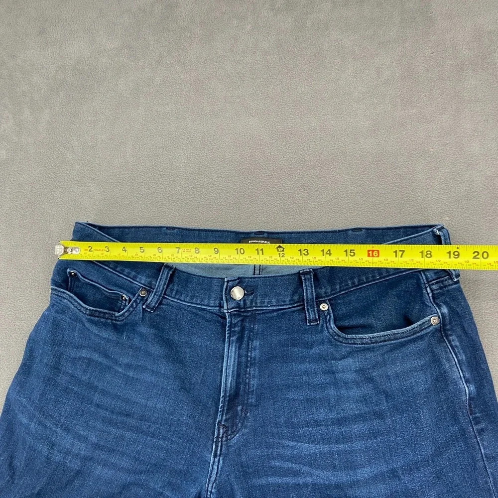 Banana Republic Athletic Travel Straight Jeans Men 40x32 Blue Medium Wash Cotton